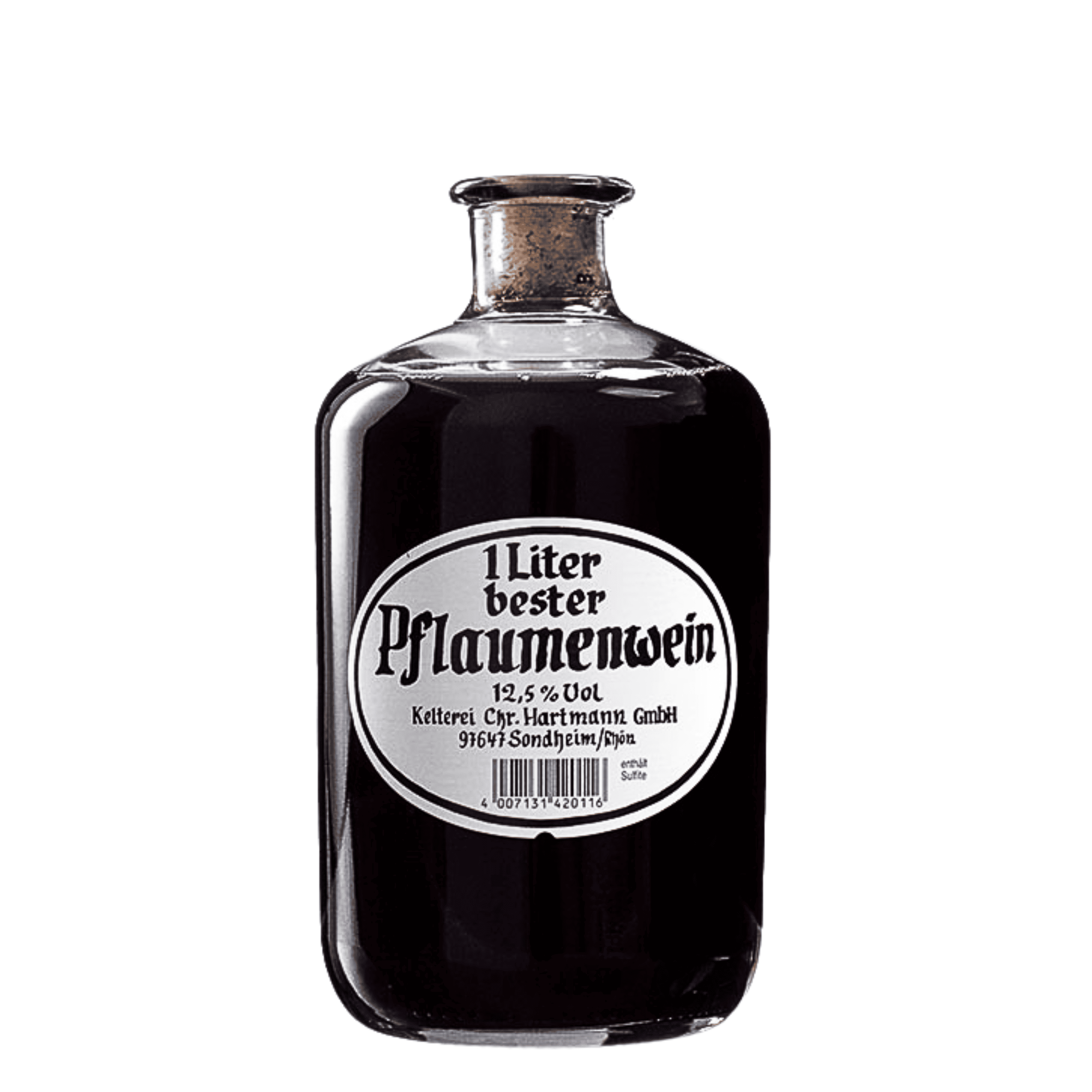 Rượu vang Pflaumenwein 12.5%/1000ml (Vang mận)